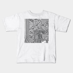 Still Life #1 in Black & White Kids T-Shirt